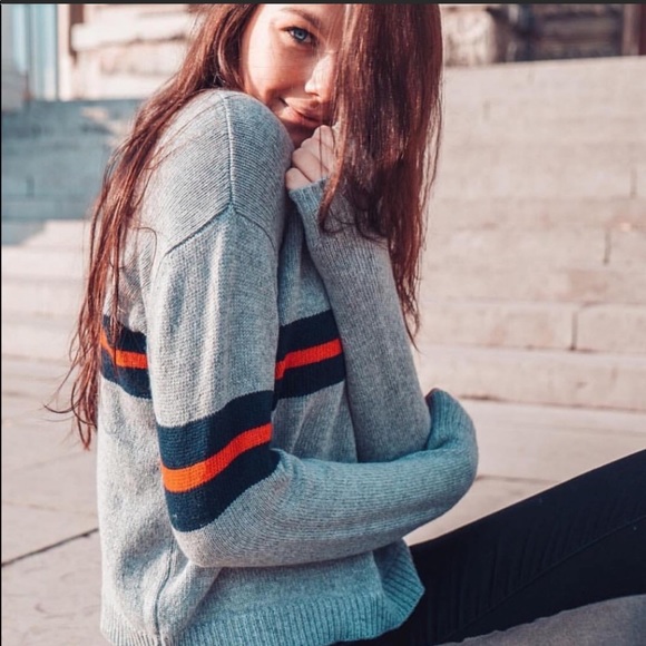 Brandy Melville Sweaters - Brandy Melville Bernadette stripe cashmere sweater